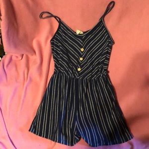 striped romper
